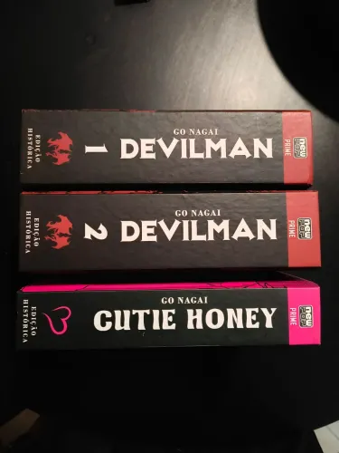 Mangás devil man 1+2 e Cutie Honey