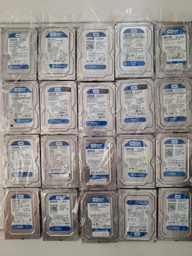 20 hds 500GB cftv DVRs CPUs