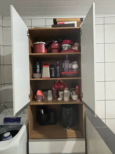 Armário de cozinha torre quente 