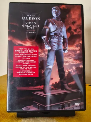 Michael Jackson vídeo greatest hits History dvd
