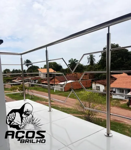 Guarda corpo inox 304 