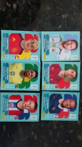 Super lote com figurinhas da copa do mundo 2026
