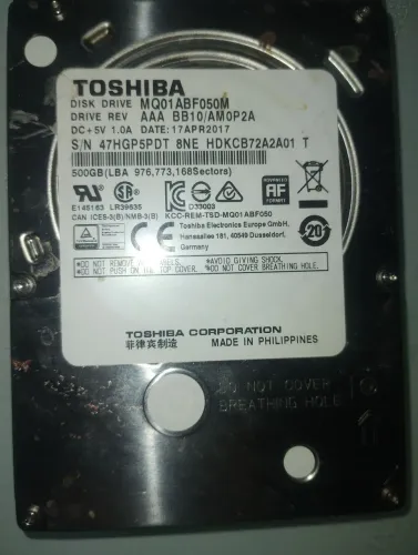 HD notbook 500GB