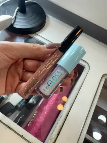 Kit gloss boca rosa + batom Avon power stay