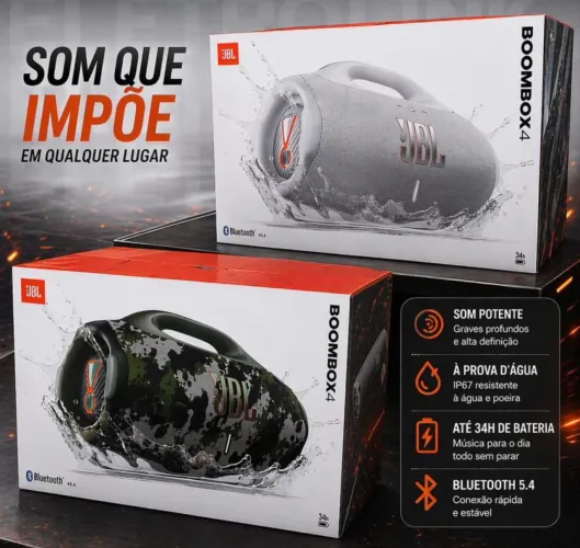 Caixa de som Jbl bombox 4