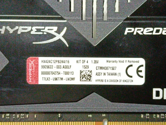 Kit 4 memória DDR4 16GB 2400HZ