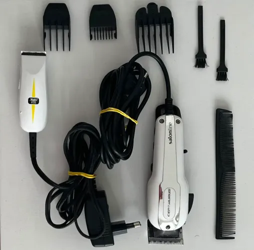 Kit de Cortar cabelo (2 máquinas profissionais)