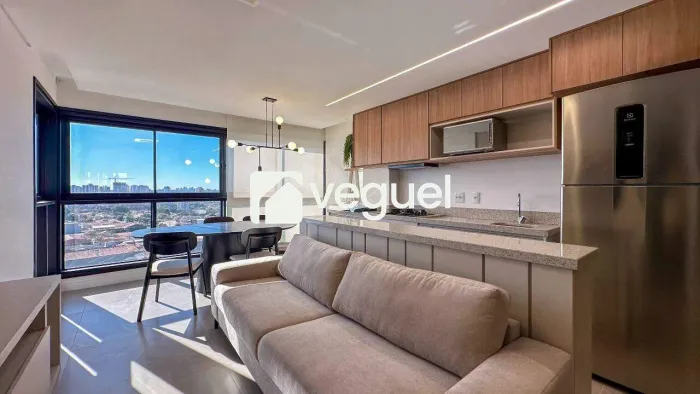 Apartamento mobiliado de 66m² com 2 suítes para alugar no bairro Nova Campinas, Campinas/S