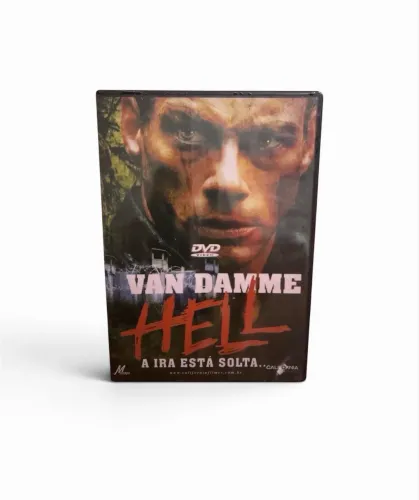 DVD Hell - A Ira Está Solta | Van Damme | Novo Lacrado