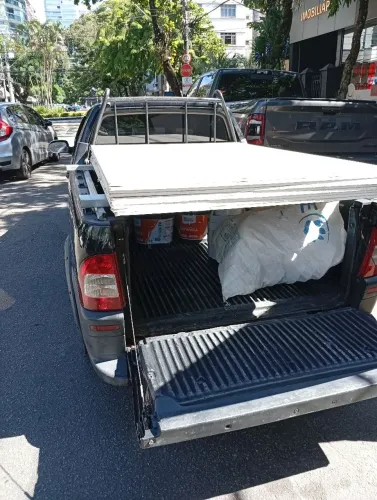 Frete transporte recolher entulho ensacado