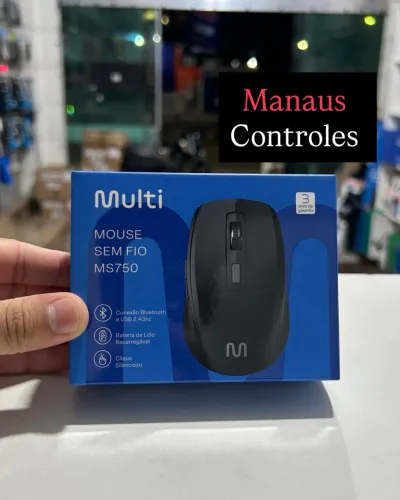 Mouse Sem Fio Multi conexão Bluetooth + Usb Wireless