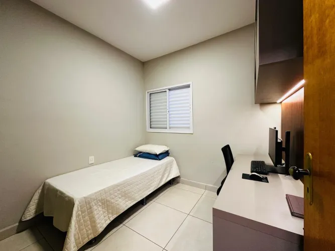 Cama box solteiro + colchão Ortobom