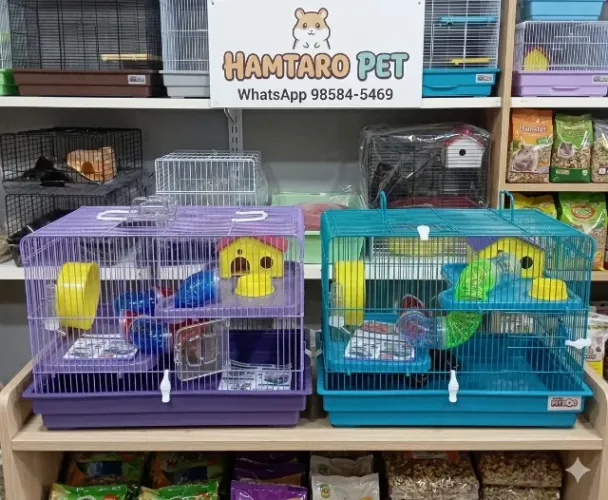 Gaiola BigSpace para hamster , com tubos e acessórios