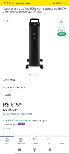 Aquecedor Novo pela metade do valor