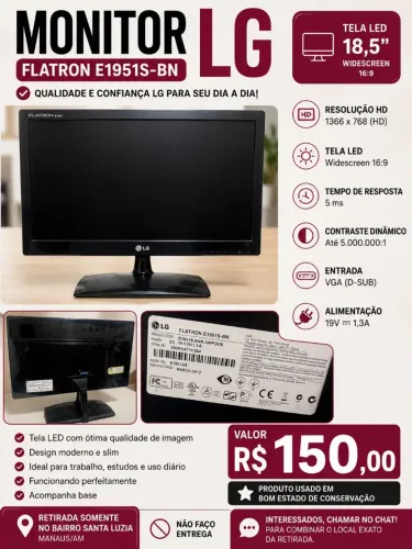 Monitor LG 18.5