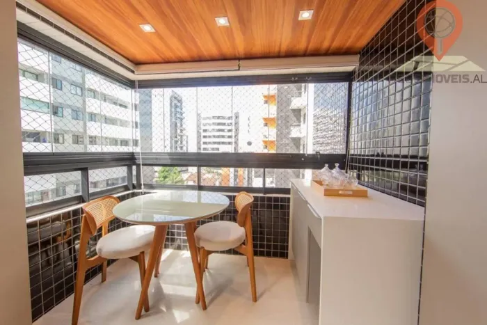Apartamento com 3 dormitórios à venda, 111 m² por R$ 1.440.000 - Jatiúca - Maceió/AL