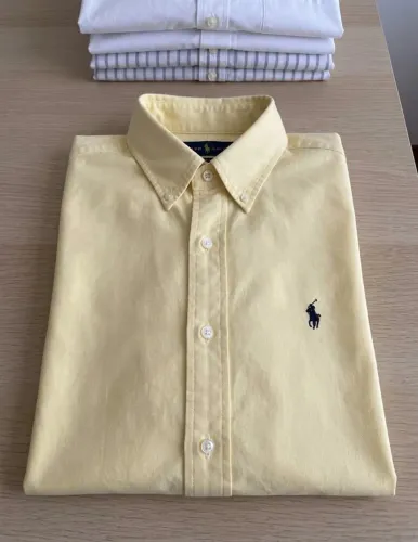 Camisa Ralph Lauren aço