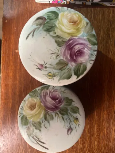 Potes de porcelana vintage