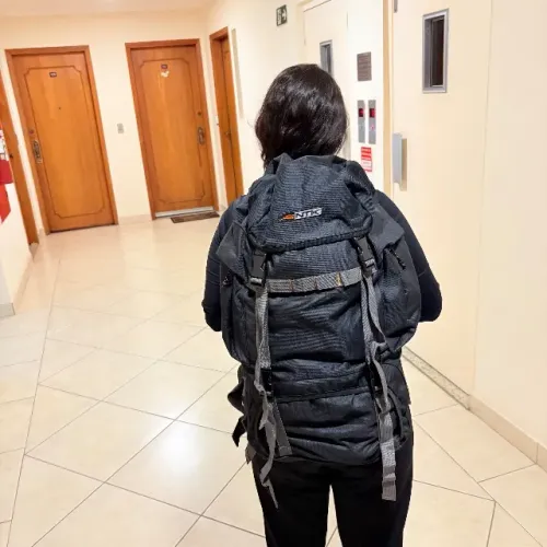 Mochila NTK semi cargueira Intruder Preta 45l