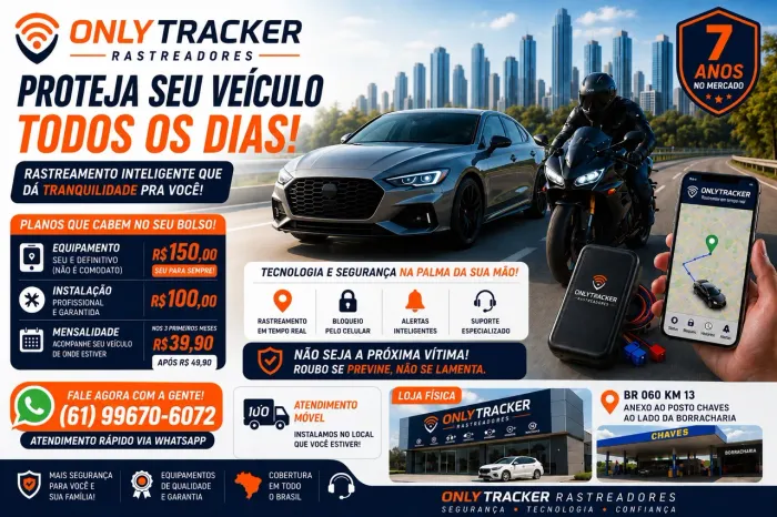 Rastreador com bloqueio 