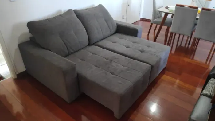 Sofá retrátil e reclinável 2,08 m - Colégio Batista