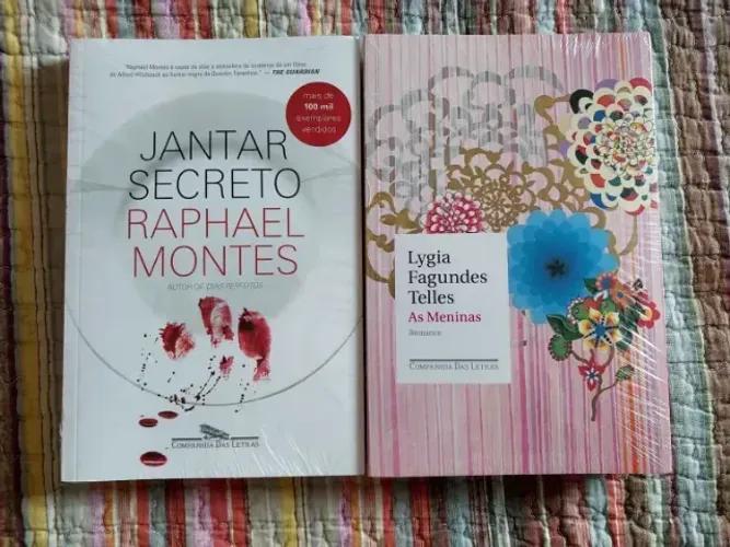 Conjunto de livros novos e lacrados: Jantar secreto e As meninas