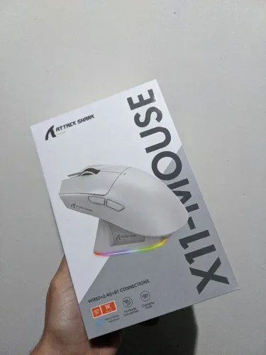 Mouse Gamer Attack Shark X11 Branco 