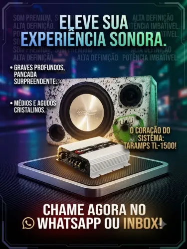 Caixa trio com potencia 