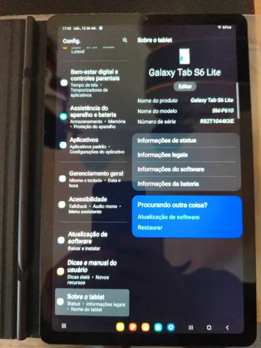 Tablet Samsung S6 Lite