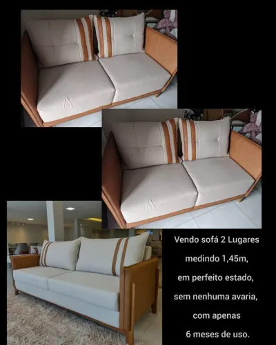 Vendo sofá 2 Lugares em perfeito estado