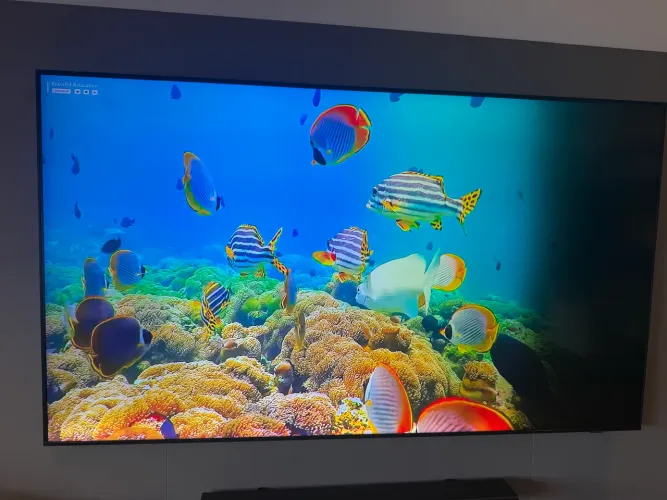 TV Samsung 85 Polegadas Neo QLED QN85A 4K - Liga e Funciona - Necessita Reparo
