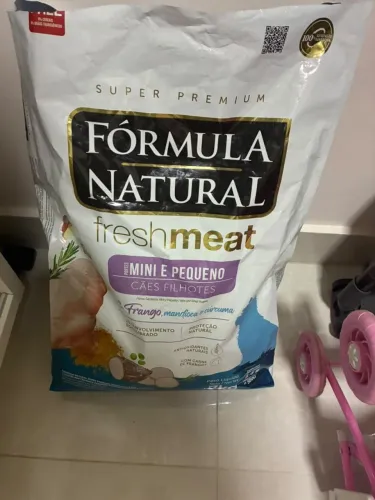 Ração Fórmula Natural Fresh Meat para Cães Filhotes Pequeno - Pacote com 500g