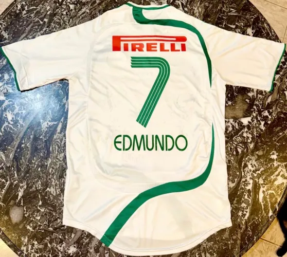 Camisa Palmeiras usada pelo Edmundo