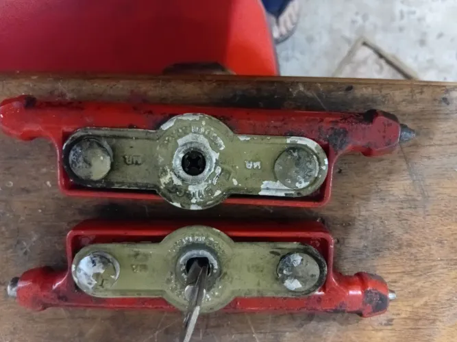 Jogo de fechadura porta de aco