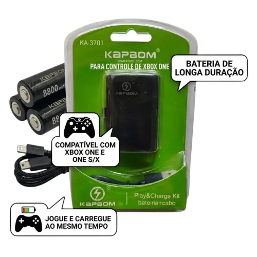 Bateria para Controle Xbox One Recarregáveis 