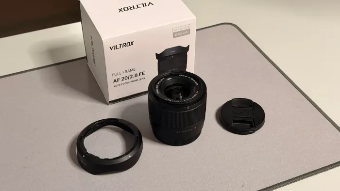 Lente Viltrox sony full frame 20mm 2.8