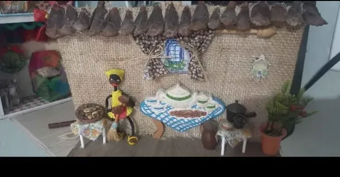 Quadros miniaturas de ambientes