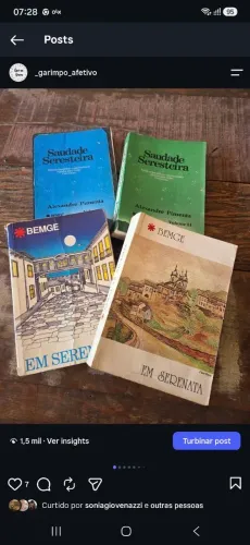 LIVROS DE SERESTA - BEMGE