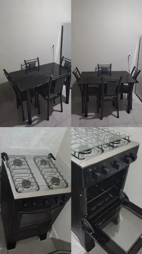 Vendo Fogão e Mesa Com 4 Cadeiras