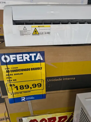 Ar-condicionados Bravolt 12 mil BTUs