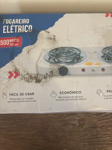 Fogareiro elétrico 02 bocas 2500w 220v