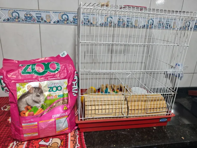 Vendo gaiola para roedores está completo 