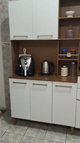 Kit Cozinha amendola Branco 7 portas