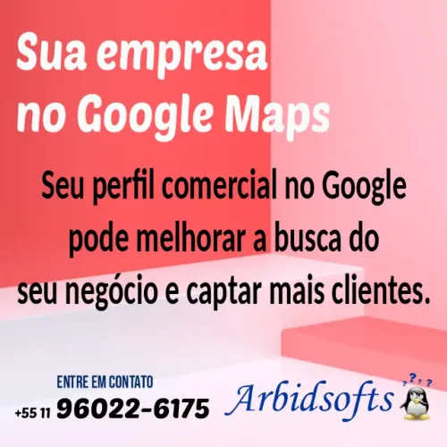 Coloque sua empresa Google Maps