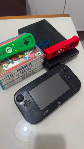 Nintendo wii U completo Consoles 7 jogos