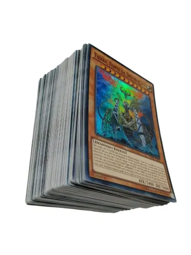 Yu-gi-oh! 125 cartas originais Konami com 23 brilhantes 