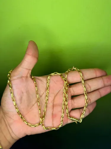 Corrente de ouro 16.7 troco em imperador elo baiano 