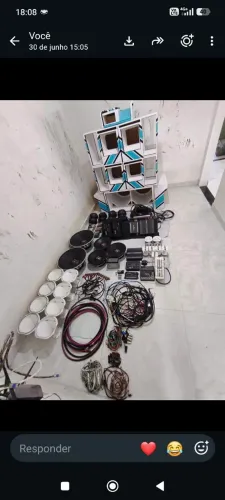 Peças de som automotivo
