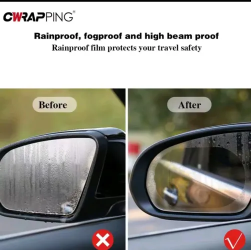Filme que não embasbacado retrovisor