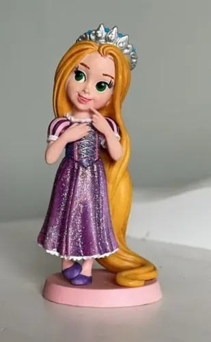 estátua rapunzel criança enesco colecionável